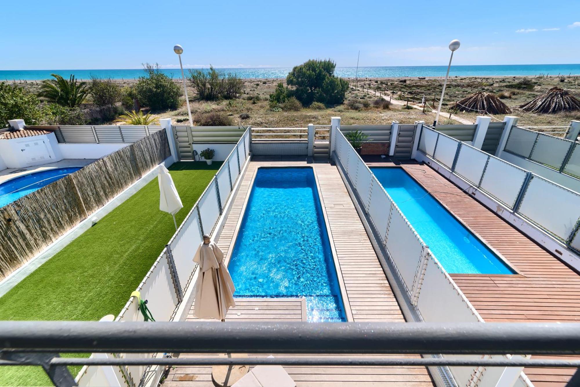 Casa Frente Al Mar Con Piscina Privada Appartement Sagunto Buitenkant foto