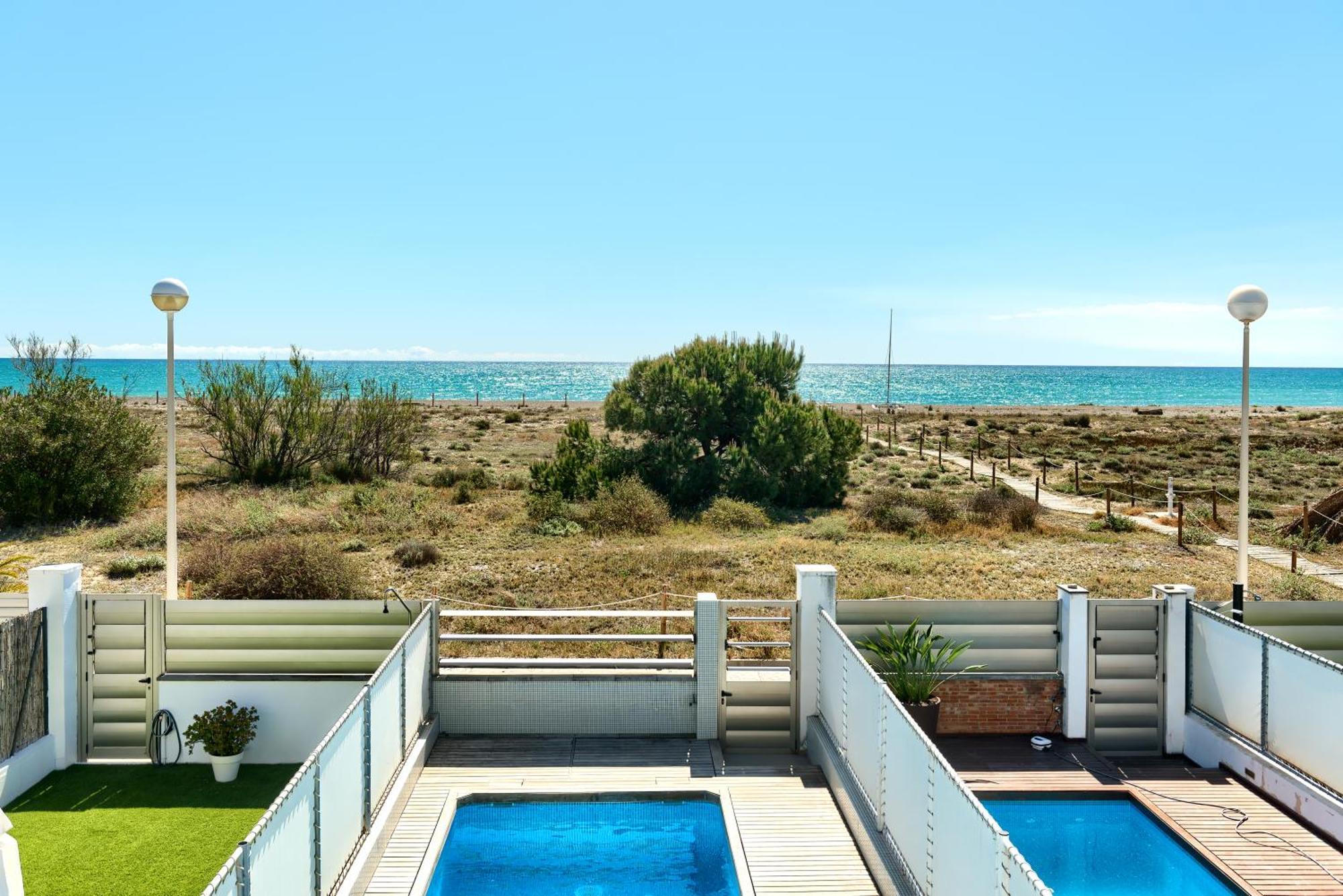 Casa Frente Al Mar Con Piscina Privada Appartement Sagunto Buitenkant foto